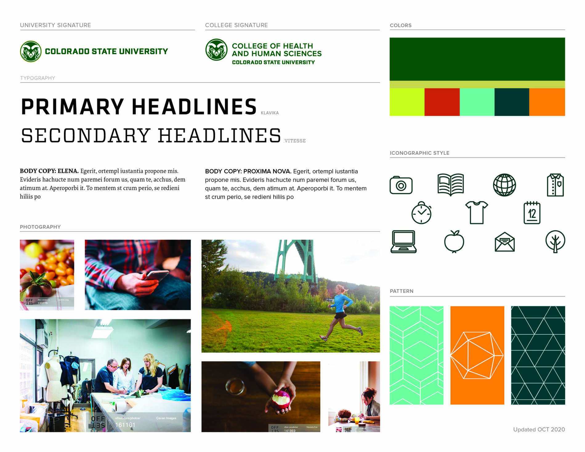 Colorado State University College of Health and Human Sciences Brand Guidelines