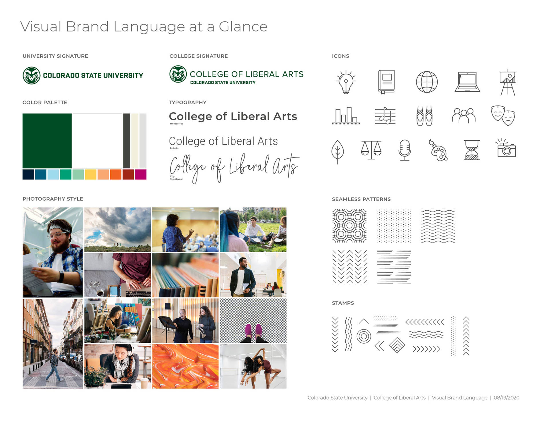 Colorado State University Liberal Arts Visual Brand Guidelines